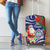 Guam Christmas Luggage Cover Poinsettia With Bougainvillea - Felis Pasgua!