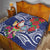 Guam Christmas Quilt Poinsettia With Bougainvillea - Felis Pasgua!