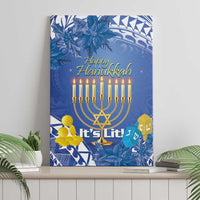 Hanukkah Jewish Festival Canvas Wall Art It's Lit - Polynesian Pattern LT14 - Polynesian Pride