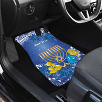 Hanukkah Jewish Festival Car Mats It's Lit - Polynesian Pattern LT14 - Polynesian Pride