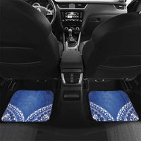 Hanukkah Jewish Festival Car Mats It's Lit - Polynesian Pattern LT14 Set 2pcs - Back Blue - Polynesian Pride