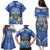 Personalised Hanukkah Jewish Festival Family Matching Puletasi and Hawaiian Shirt It's Lit - Polynesian Pattern