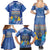 Personalised Hanukkah Jewish Festival Family Matching Summer Maxi Dress and Hawaiian Shirt It's Lit - Polynesian Pattern