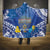 Hanukkah Jewish Festival Hooded Blanket It's Lit - Polynesian Pattern