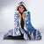 Hanukkah Jewish Festival Hooded Blanket It's Lit - Polynesian Pattern