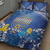 Hanukkah Jewish Festival Quilt Bed Set It's Lit - Polynesian Pattern LT14 - Polynesian Pride