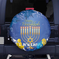 Hanukkah Jewish Festival Spare Tire Cover It's Lit - Polynesian Pattern LT14 - Polynesian Pride