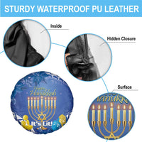 Hanukkah Jewish Festival Spare Tire Cover It's Lit - Polynesian Pattern LT14 - Polynesian Pride