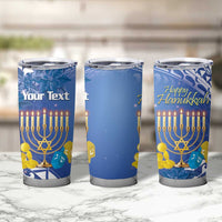 Personalised Hanukkah Jewish Festival Tumbler Cup It's Lit - Polynesian Pattern LT14 - Polynesian Pride