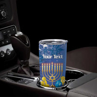 Personalised Hanukkah Jewish Festival Tumbler Cup It's Lit - Polynesian Pattern LT14 - Polynesian Pride
