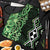 Green Aotearoa Apron Taniko Motifs With Paua Shell Kowhaiwhai - Polynesian Pride