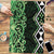 Green Aotearoa Puzzle Taniko Motifs With Paua Shell Kowhaiwhai - Polynesian Pride