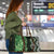 Green Aotearoa Travel Bag Taniko Motifs With Paua Shell Kowhaiwhai - Polynesian Pride