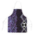 Purple Aotearoa Apron Taniko Motifs With Paua Shell Kowhaiwhai - Polynesian Pride