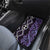 Purple Aotearoa Car Mats Taniko Motifs With Paua Shell Kowhaiwhai
