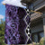 Purple Aotearoa Garden Flag Taniko Motifs With Paua Shell Kowhaiwhai