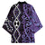 Purple Aotearoa Kimono Taniko Motifs With Paua Shell Kowhaiwhai - Polynesian Pride