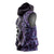 Purple Aotearoa Sleeveless Hoodie Taniko Motifs With Paua Shell Kowhaiwhai - Polynesian Pride