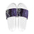 Purple Aotearoa Slide Sandals Taniko Motifs With Paua Shell Kowhaiwhai - Polynesian Pride