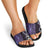 Purple Aotearoa Slide Sandals Taniko Motifs With Paua Shell Kowhaiwhai - Polynesian Pride