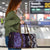 Purple Aotearoa Travel Bag Taniko Motifs With Paua Shell Kowhaiwhai - Polynesian Pride