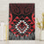Aotearoa Kiwi Taniko Canvas Wall Art Silver Fern With Maori Koru Pattern