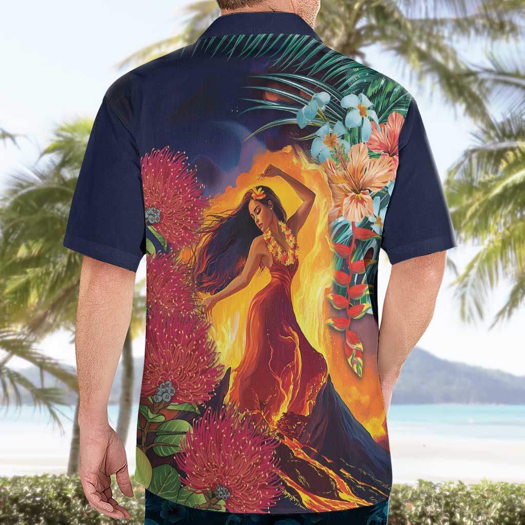 Hawaii Kilauea Big Islands Hawaiian Shirt Pele Goddess With Tropical Flowers LT14 - Polynesian Pride