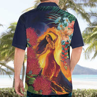 Hawaii Kilauea Big Islands Hawaiian Shirt Pele Goddess With Tropical Flowers LT14 - Polynesian Pride