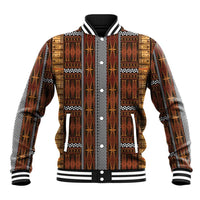 Malo e Lelei Tonga Baseball Jacket Tongan Ngatu Tapa Cloth LT14 Unisex Orange - Polynesian Pride