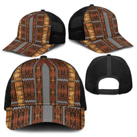 Malo e Lelei Tonga Baseball Net Cap Tongan Ngatu Tapa Cloth - Polynesian Pride