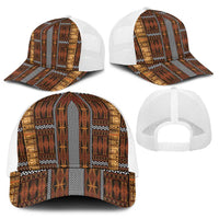 Malo e Lelei Tonga Baseball Net Cap Tongan Ngatu Tapa Cloth - Polynesian Pride