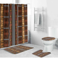 Malo e Lelei Tonga Bathroom Set Tongan Ngatu Tapa Cloth - Polynesian Pride