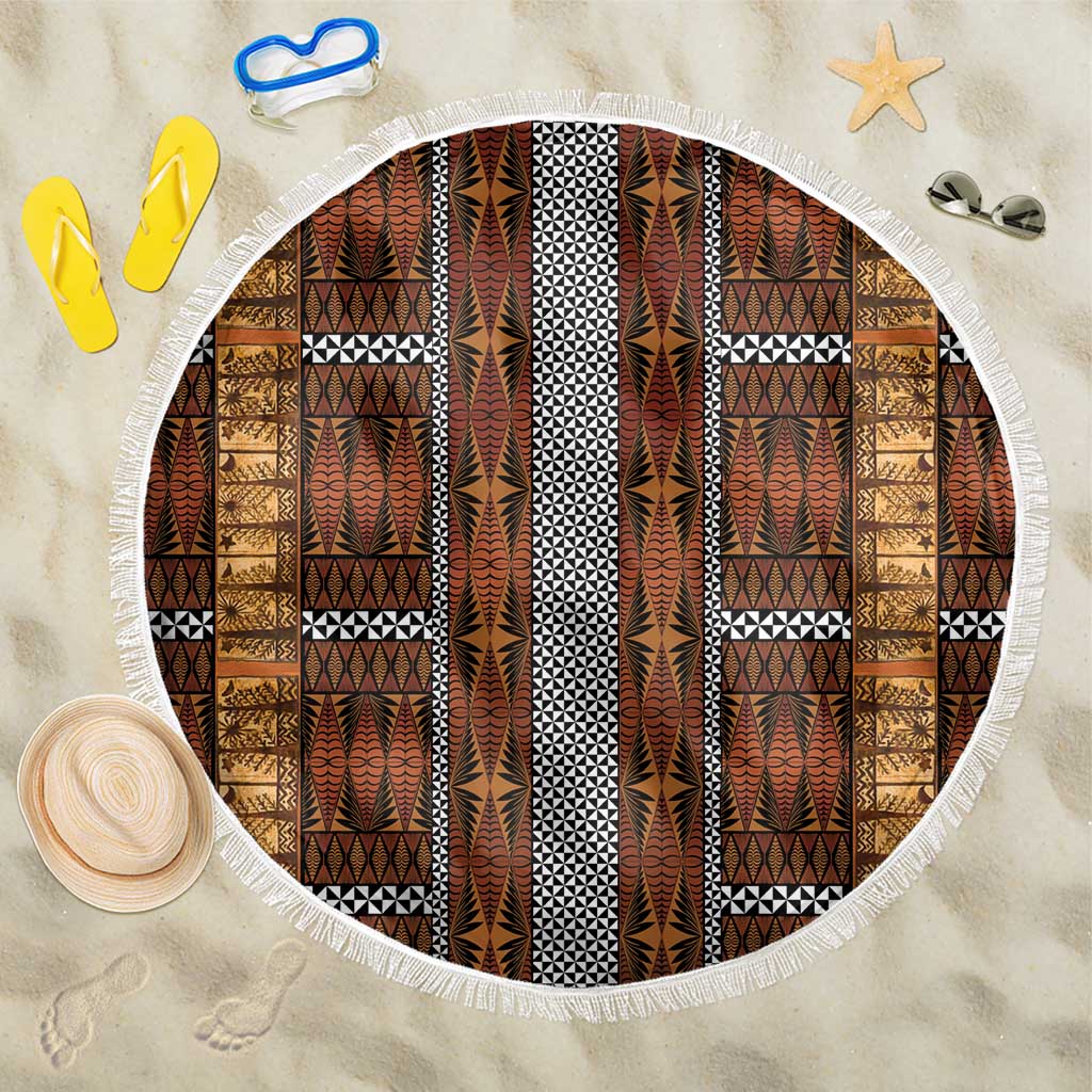 Malo e Lelei Tonga Beach Blanket Tongan Ngatu Tapa Cloth - Polynesian Pride