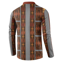 Malo e Lelei Tonga Button Sweatshirt Tongan Ngatu Tapa Cloth LT14 - Polynesian Pride
