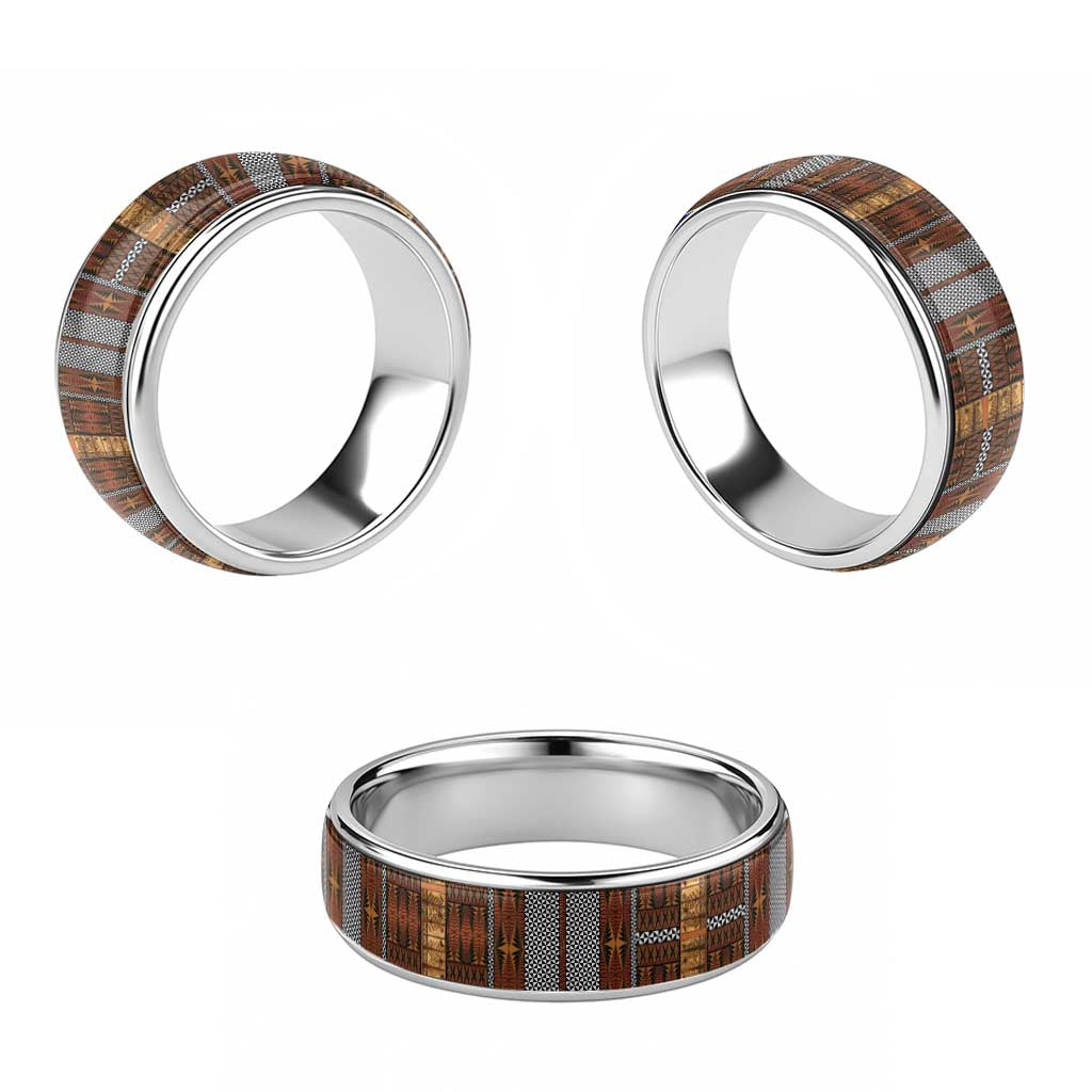 Malo e Lelei Tonga Classic Ring Tongan Ngatu Tapa Cloth LT14 - Polynesian Pride