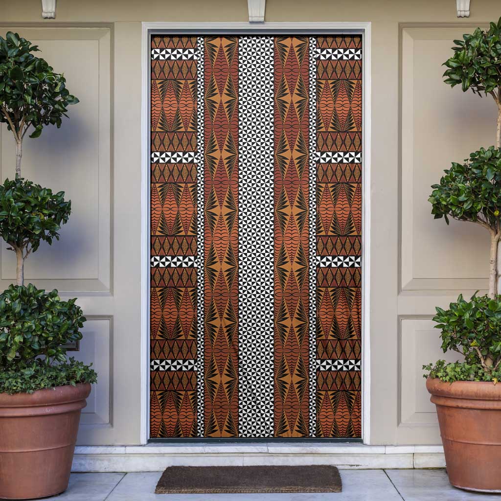 Malo e Lelei Tonga Door Cover Tongan Ngatu Tapa Cloth - Polynesian Pride