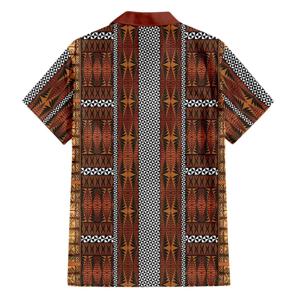 Malo e Lelei Tonga Hawaiian Shirt Tongan Ngatu Tapa Cloth LT14 - Polynesian Pride