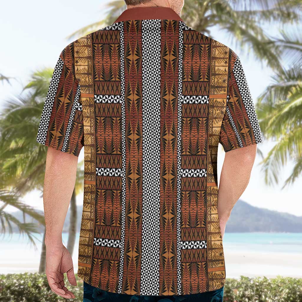 Malo e Lelei Tonga Hawaiian Shirt Tongan Ngatu Tapa Cloth LT14 - Polynesian Pride