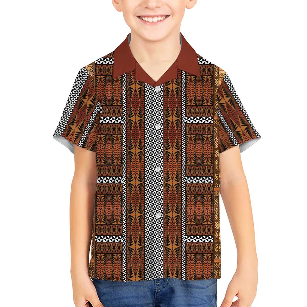 Malo e Lelei Tonga Hawaiian Shirt Tongan Ngatu Tapa Cloth LT14 - Polynesian Pride