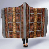 Malo e Lelei Tonga Hooded Blanket Tongan Ngatu Tapa Cloth LT14 One Size Orange - Polynesian Pride