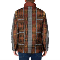 Malo e Lelei Tonga Padded Jacket Tongan Ngatu Tapa Cloth LT14 - Polynesian Pride