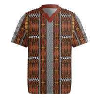 Malo e Lelei Tonga Rugby Jersey Tongan Ngatu Tapa Cloth - Polynesian Pride