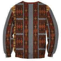 Malo e Lelei Tonga Sweatshirt Tongan Ngatu Tapa Cloth LT14 - Polynesian Pride