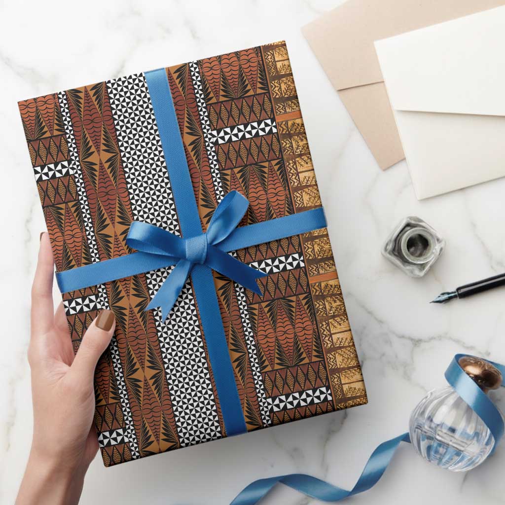 Malo e Lelei Tonga Wrapping Paper Tongan Ngatu Tapa Cloth LT14 - Polynesian Pride