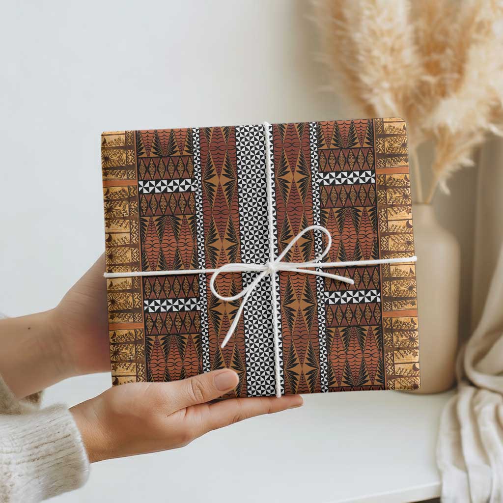 Malo e Lelei Tonga Wrapping Paper Tongan Ngatu Tapa Cloth LT14 - Polynesian Pride