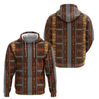 Malo e Lelei Tonga Zip Hoodie Tongan Ngatu Tapa Cloth LT14 - Polynesian Pride