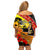 New Zealand And Australia ANZAC Day Family Matching Off Shoulder Short Dress and Hawaiian Shirt Aboriginal Maori Starring Night Style LT14 - Polynesian Pride