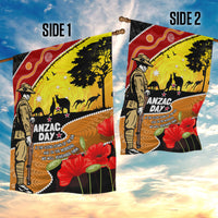 New Zealand And Australia ANZAC Day Garden Flag Aboriginal Maori Starring Night Style