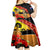 New Zealand And Australia ANZAC Day Kid Short Sleeve Dress Aboriginal Maori Starring Night Style LT14 - Polynesian Pride