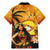 Aloha Hawaii Women's Day Family Matching Mermaid Dress and Hawaiian Shirt Hula Girl With Sunset Vibes LT14 - Polynesian Pride